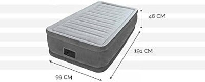 Twin Comfort-Plush Airbed With Fiber-Tech