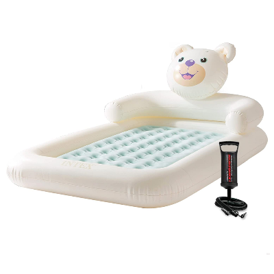 Intex kidz travel sales air bed with pump