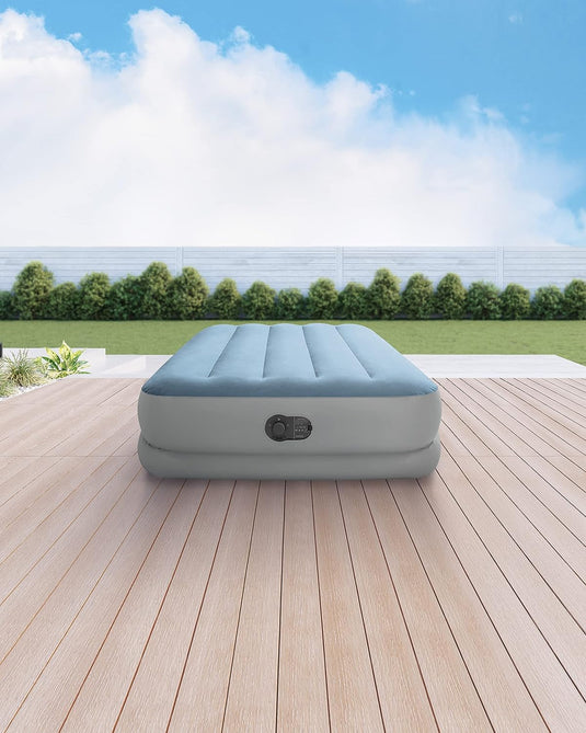 Intex Twin Dura-Beam Comfort Airbed with Fastfill Usb