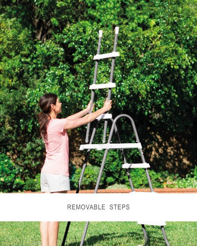 Load image into Gallery viewer, Deluxe Pool Ladder w/ Removable Steps for 1.22m Depth Pools

