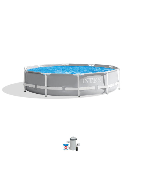Intex Prism Frame Pool Metal-Frame (W/Pump) 305cm x 76cm