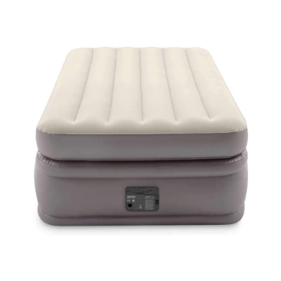 Intex Twin Comfort Elevated Airbed with Fibre-Technology™ & Built In Pump