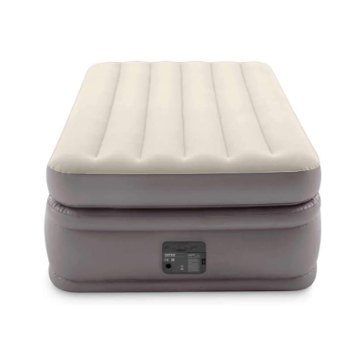 Twin Comfort Elelevated Airbed with Fibre-Tech & Biult In Pump