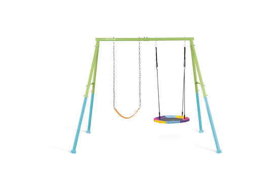 Intex Two Feature Swing Set - Swing & Saucer