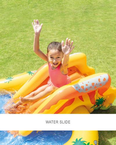 Load image into Gallery viewer, Intex Dinosaur Inflatable Play Center w/ Slide
