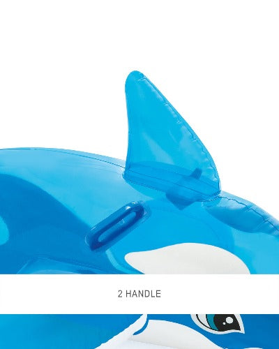 Load image into Gallery viewer, Lil&#39; Whale Ride-On Inflatable Pool Float
