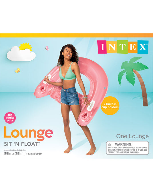Intex Sit 'N Float Inflatable Pool Loungers