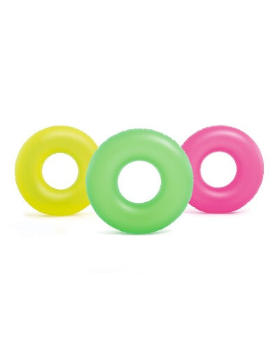 Load image into Gallery viewer, Intex Neon Frost Inflatable Pool Swim Tubes - Assortment
