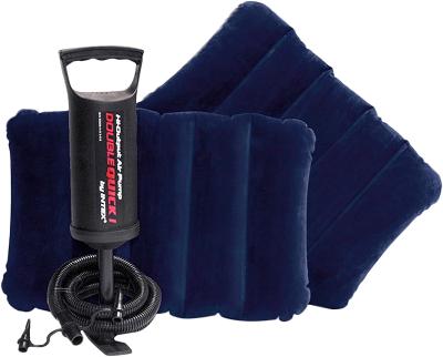Load image into Gallery viewer, Intex Queen Dura-Beam Classic Downy Airbed with Hand Pump and Pillows
