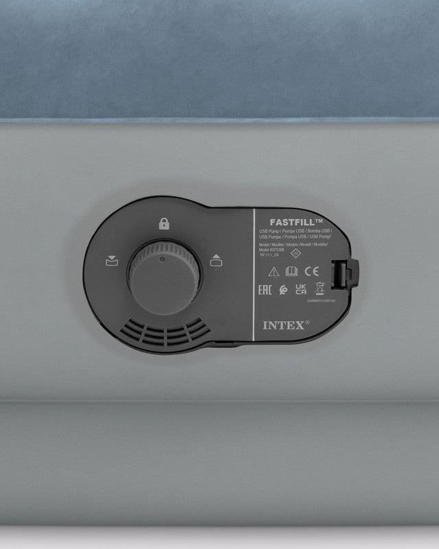 Load image into Gallery viewer, Intex Queen Dura-Beam Comfort Airbed with Fastfill Usb

