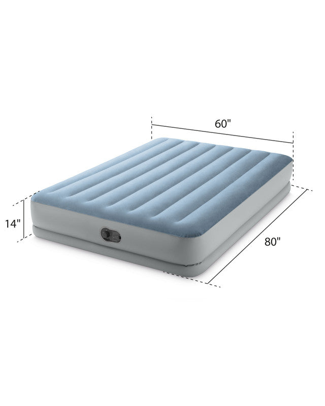 Load image into Gallery viewer, Intex Queen Dura-Beam Comfort Airbed with Fastfill Usb

