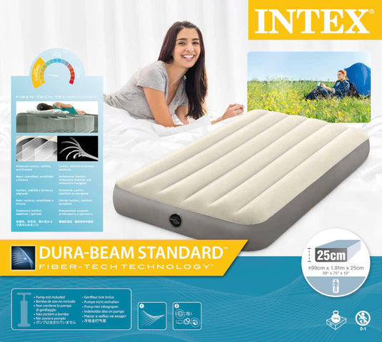 Intex Twin Dura-Beam Series Single High Airbed