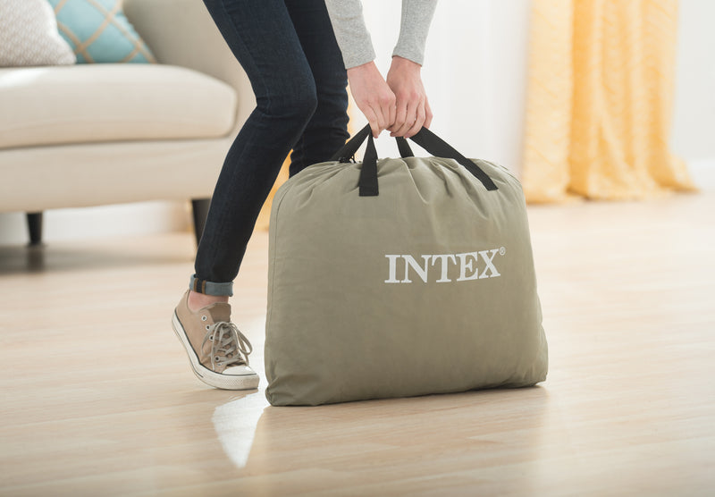 Load image into Gallery viewer, Intex Twin Deluxe Pillow Rest Airbed with Fiber Tech BIP
