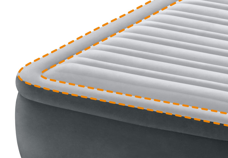 Load image into Gallery viewer, Intex Twin Dura-Beam Comfort Plush Airbed with Built in Pump
