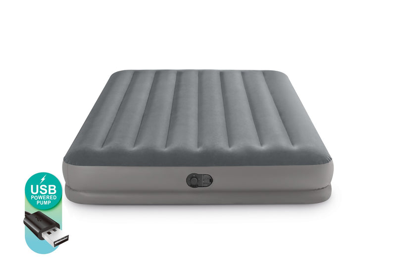 Load image into Gallery viewer, Dura-Beam Standard Prestige Air Mattress 30cm Queen w/ Built-In USB Electric Pump
