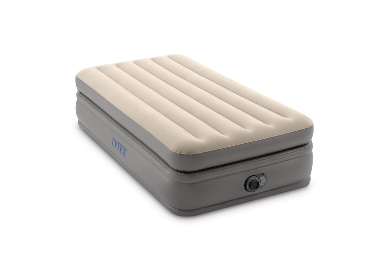 Load image into Gallery viewer, Intex Twin Comfort Elevated Airbed with Fibre-Technology™ &amp; Built In Pump
