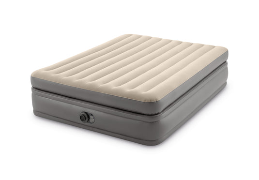 Queen Comfort Elelevated Airbed Fibre-Tech & Biult In Pump