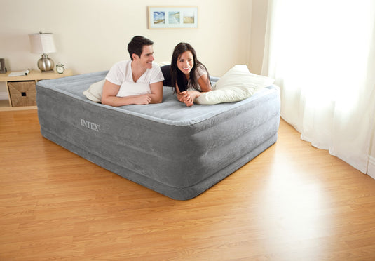 Queen Comfort Plush Airbed with Fiber Tech