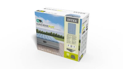 Load image into Gallery viewer, Intex Queen Dura-Beam Comfort Airbed with Fastfill Usb
