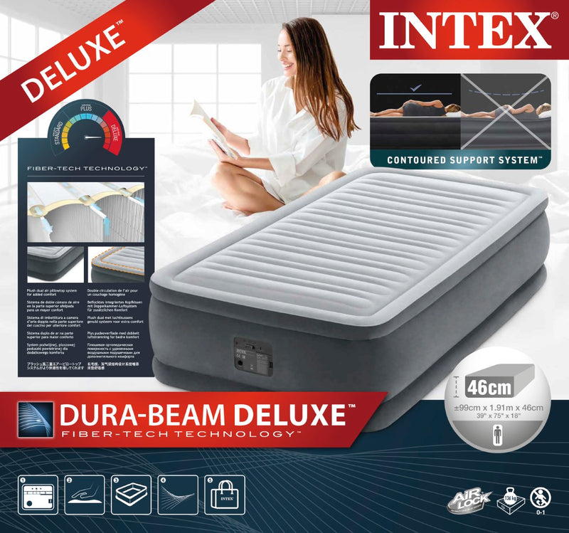 Load image into Gallery viewer, Twin Comfort-Plush Airbed With Fiber-Tech
