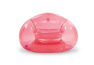 Load image into Gallery viewer, Intex Transparent Pink Beanless Bag Chair
