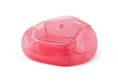 Load image into Gallery viewer, Intex Transparent Pink Beanless Bag Chair
