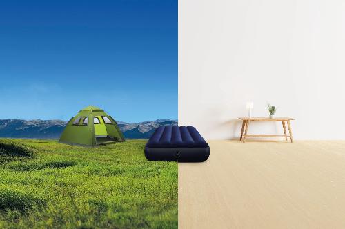 Load image into Gallery viewer, Intex Junior Twin Classic Downy Airbed - Blue
