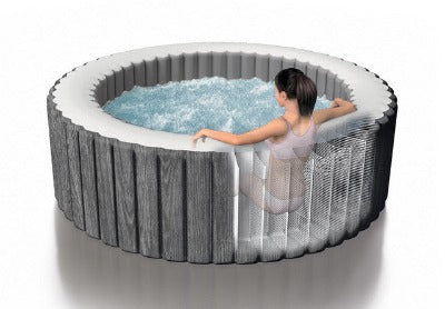 Load image into Gallery viewer, PureSpa Greywood Deluxe Inflatable Hot Tub Set - 6 Person
