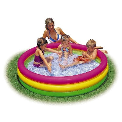 Load image into Gallery viewer, Sunset Glow Inflatable Kiddie Pool
