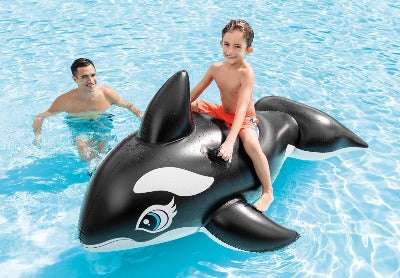 Intex whale sale ride on