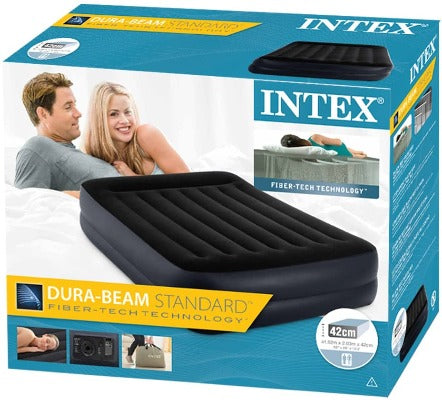 Queen Pillow Rest Raised Airbed  with Fibre-Technology™ Bip