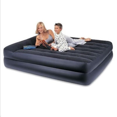 Load image into Gallery viewer, Queen Pillow Rest Raised Airbed W/Fiber-Tech Bip
