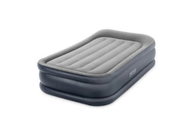 Load image into Gallery viewer, Intex Twin Deluxe Pillow Rest Airbed with Fiber Tech BIP
