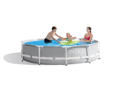 Intex Prism Frame Pool Metal-Frame (W/Pump) 305cm x 76cm