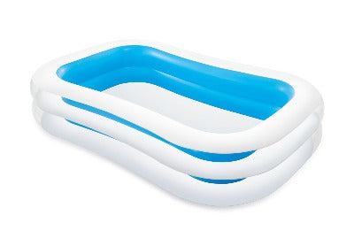 Swim Center Inflatable Family Pool - Transparent/Blue